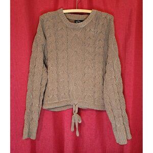 Women's Sweater Knit Brown Size Medium